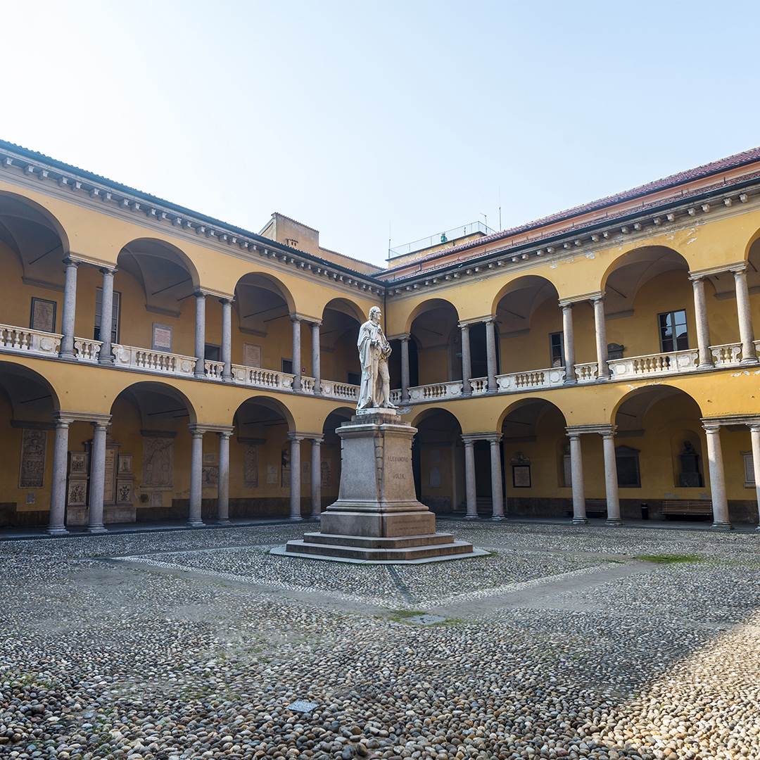 Pavia, University cloister